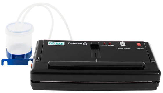 Вакуумный упаковщик бескамерный Foodatlas DZ-300B черный