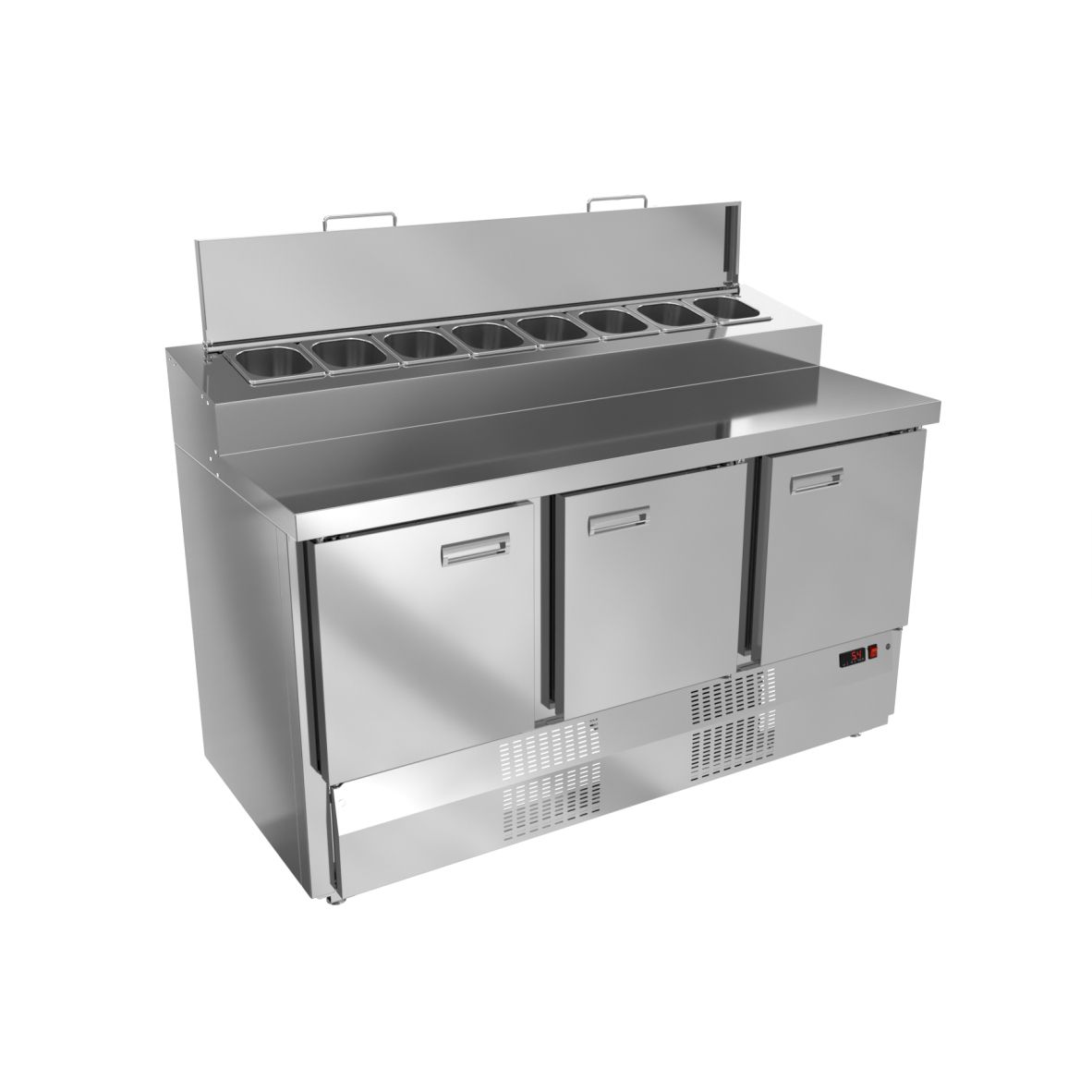 Стол холодильный для пиццы Kroner СХП 3-150-70