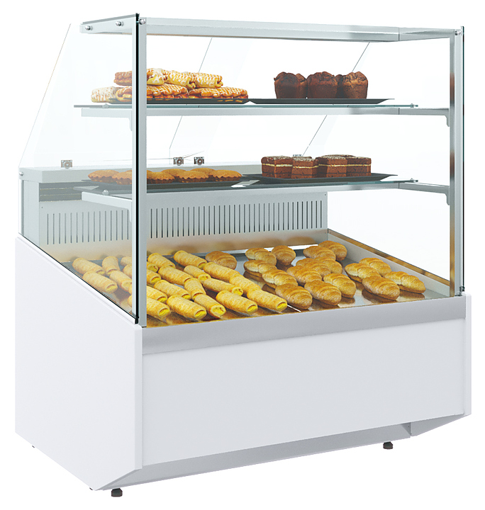 Витрина кондитерская Полюс KC95 VM 1,2-1 (динамика) (1003, белая)