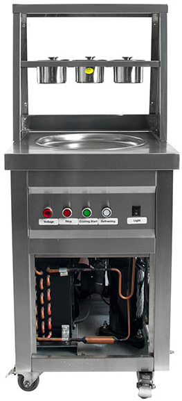 Фризер для жареного мороженого Foodatlas KCB-1Y (контейнеры) (световой короб)