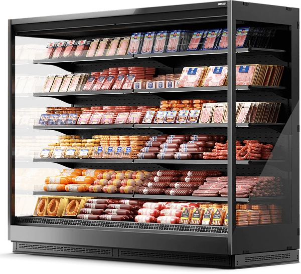 Холодильная горка мясная Dazzl Vega 090 H2100 375 M