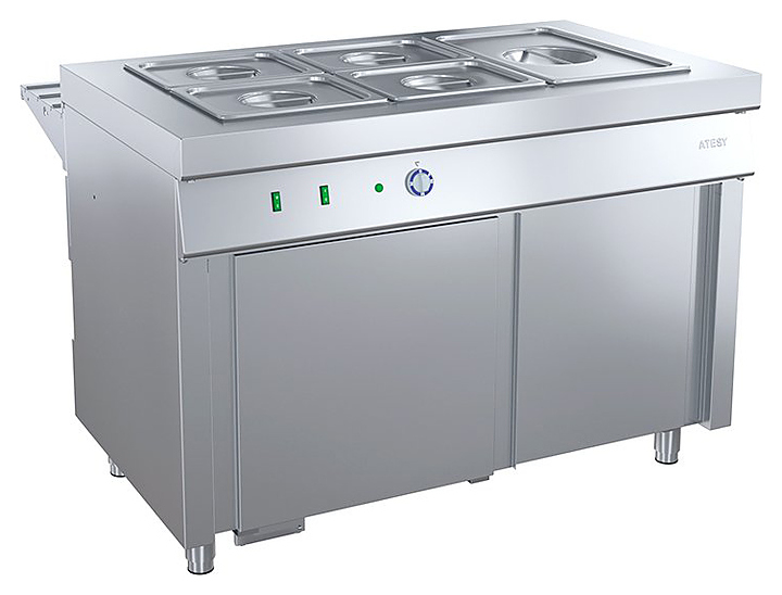 Мармит вторых блюд Atesy Ривьера М2-1200-02-СО без полок