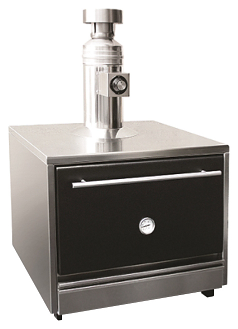 Печь CHO 45S Inox на древесном топливе со сплошной дверью VORTMAX)