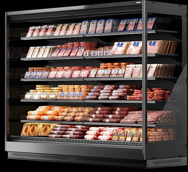 Холодильная горка мясная Dazzl Vega 090 H2100 250 M