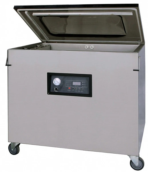 Машина вакуумной упаковки Hualian Machinery DZQ-1100/2L (нержавеющая сталь, газ)