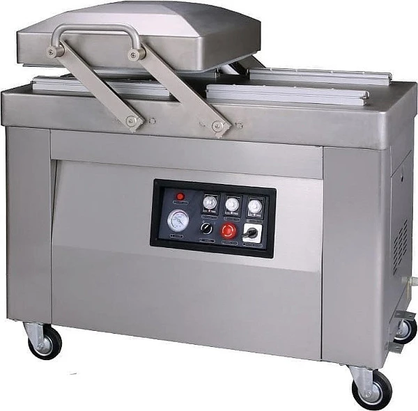 Машина вакуумной упаковки Hualian Machinery HVC-410S/2B-G (DZQ-410/2SB) (нерж., газ)