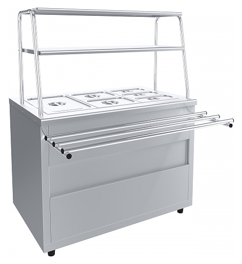 Мармит вторых блюд ПищТех Лира-Профи Эко МЭП-2Б/ЛПЭ