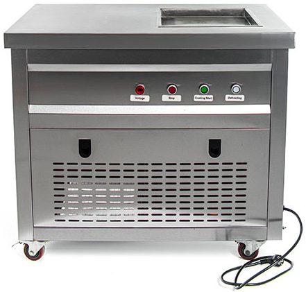 Фризер для жареного мороженого Foodatlas KCB-1F (световой короб) (стол для топпингов)