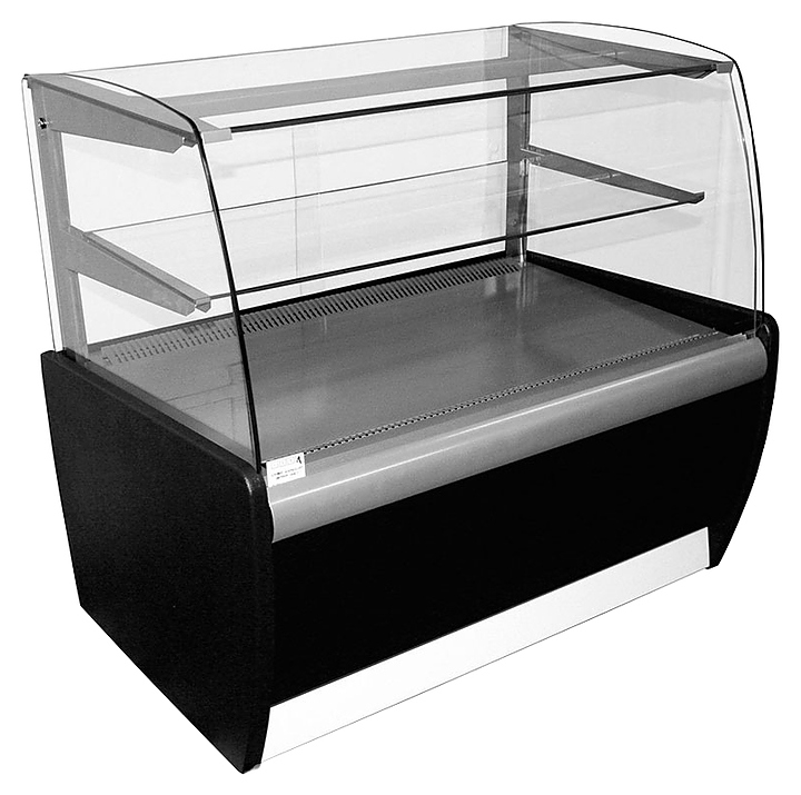 Витрина кондитерская Kayman K-ВК-1300 (Мини) (Серебро)