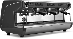 Рожковая кофемашина Nuova Simonelli Appia Life 3Gr V (220V) (черная) (высокие группы)(экономайзер)
