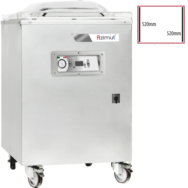 Машина вакуумной упаковки Azimut Levac C46H+Inert gas inlet+Double sealing bar 520
