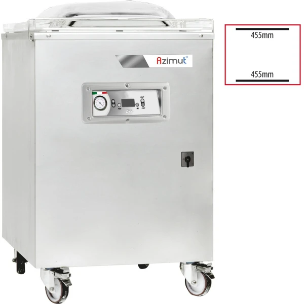 Машина вакуумной упаковки Azimut Levac C46H+Inert gas inlet+Double sealing bar 455