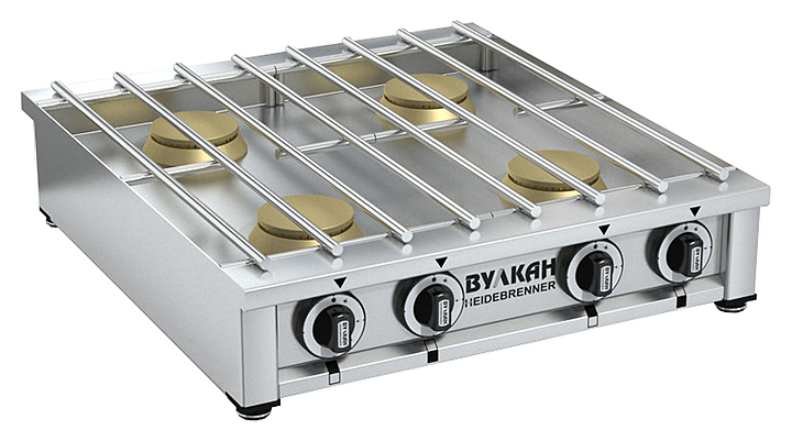 Плита газовая Вулкан ПРГ-IIА-4М Slim (82140)