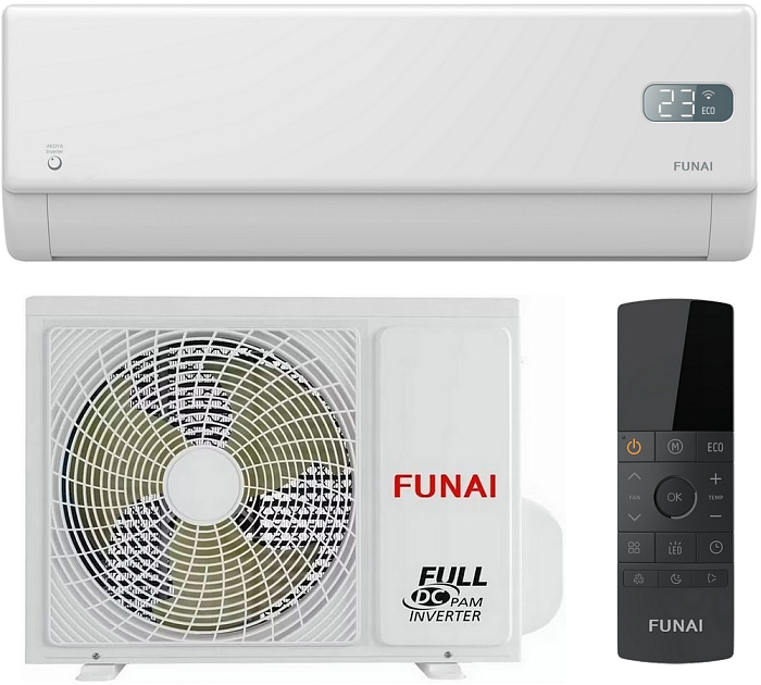Кондиционер настенный инвертор. типа Funai RAC-I-AK55HP.D01