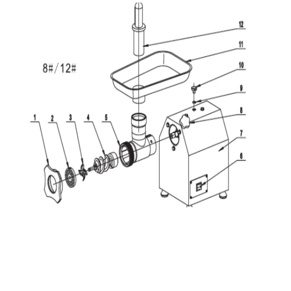 Мясорубка Gastromix MG-12R с реверсом