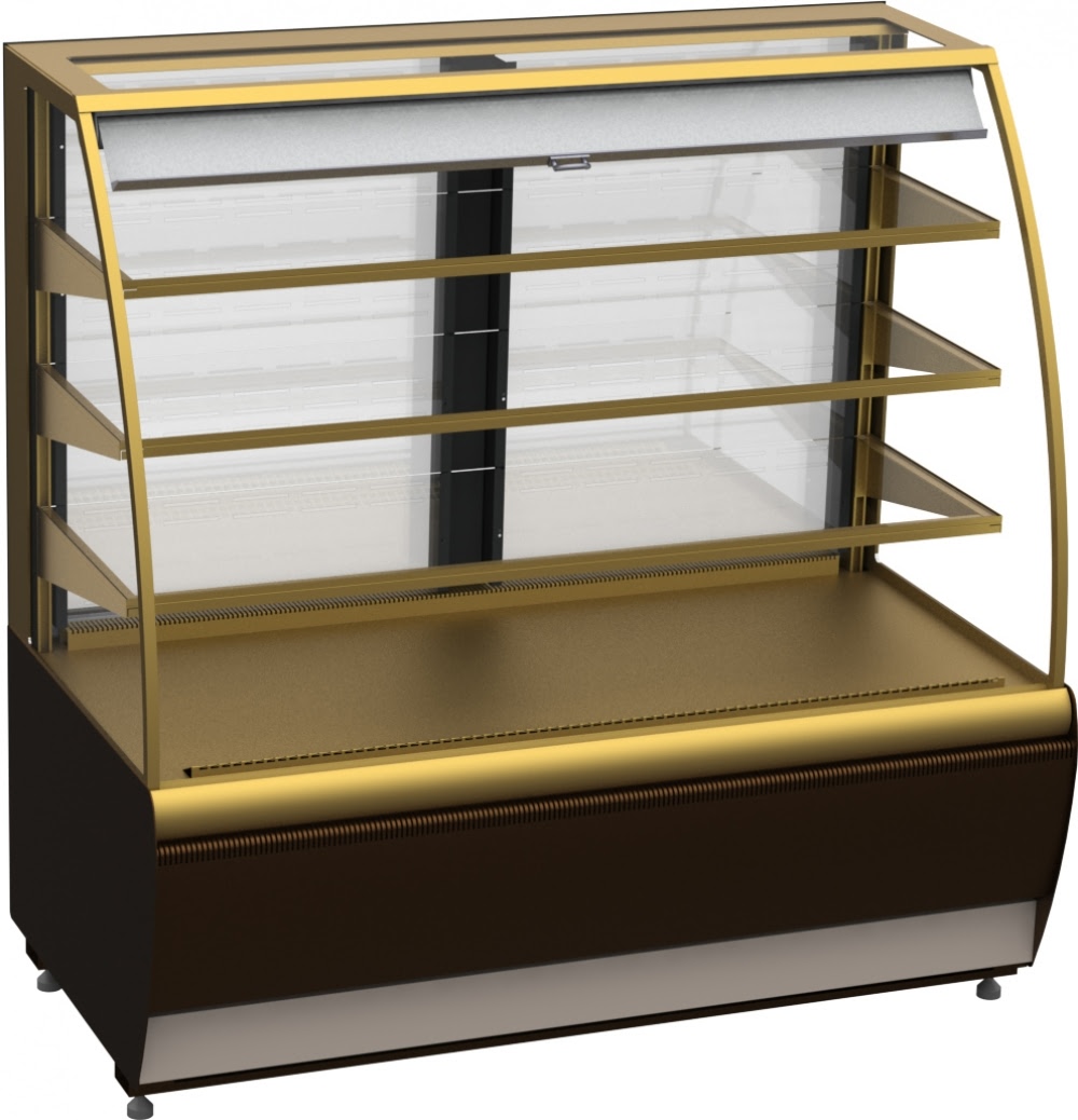 Витрина кондитерская Полюс K70 VM 0,9-2 (открытая) Standard