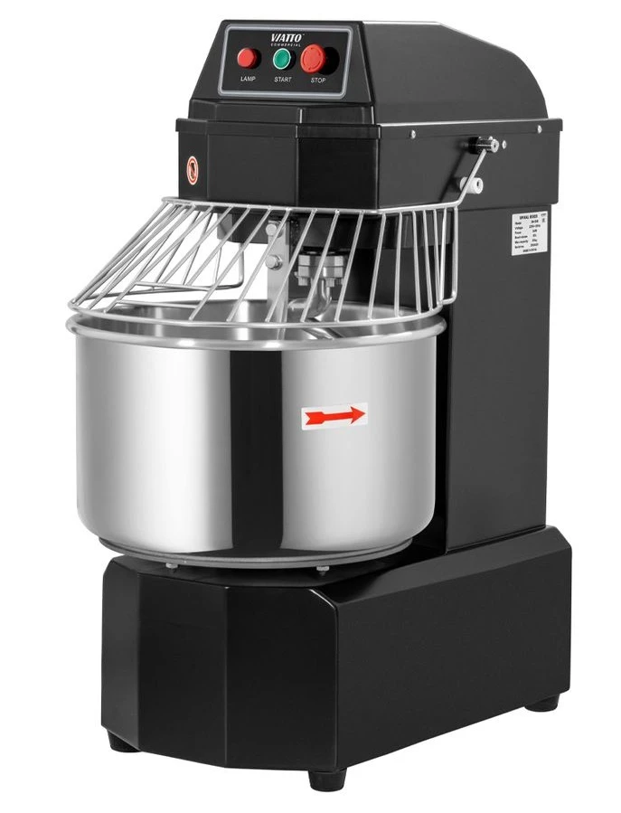 Спиральный тестомес Viatto Commercial DH-50B (220В) черный