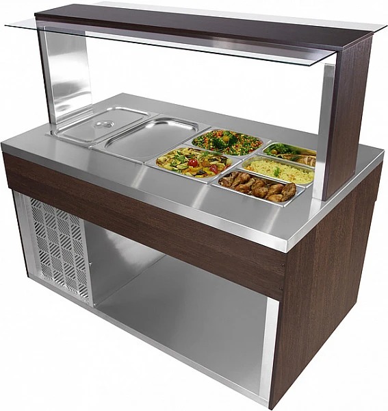 Салат-бар тепловой Luxstahl СБТ-1500