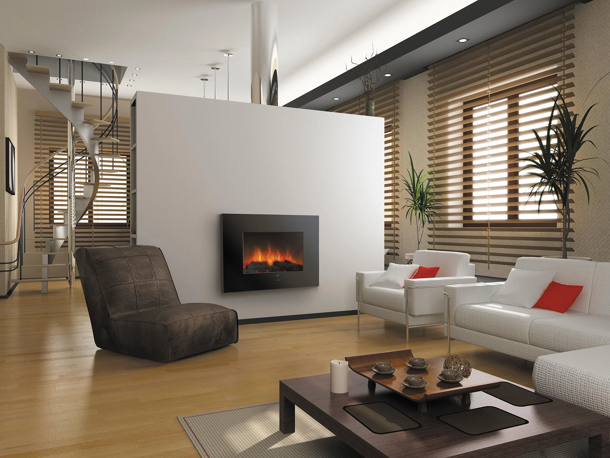 Электрокамин Electrolux EFP/W-1250ULS