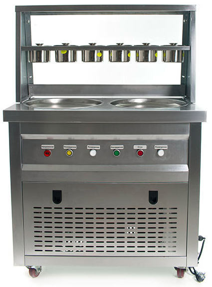 Фризер для жареного мороженого Foodatlas KCB-2Y (контейнеры) (2 компрессора)