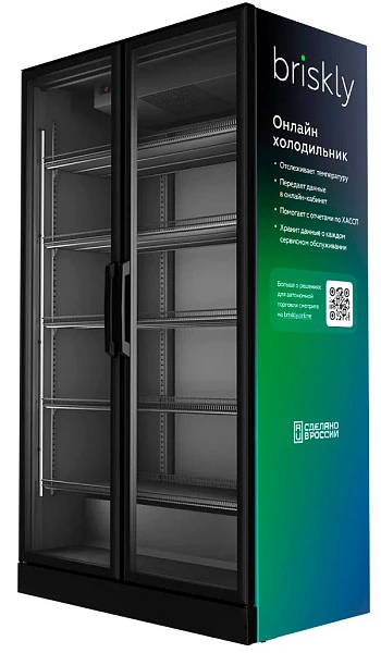 Холодильный шкаф Briskly Smart 11 Online (RAL 7024)