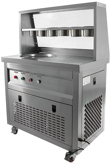 Фризер для жареного мороженого Foodatlas KCB-1Y (контейнеры) (стол для топпингов)