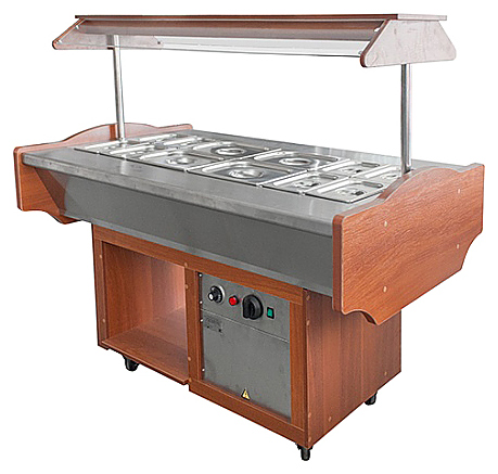 Мармит вторых блюд ПищТех Лира-Профи МЭП-2Б-ШС орех