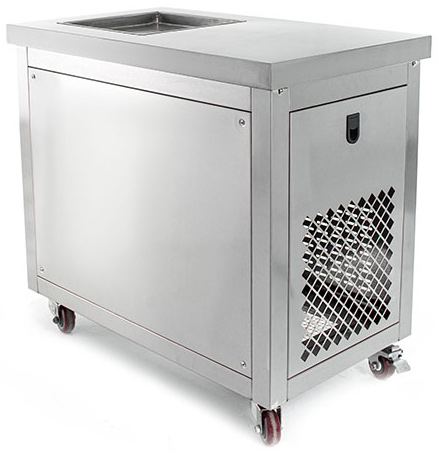 Фризер для жареного мороженого Foodatlas KCB-1F (стол для топпингов)