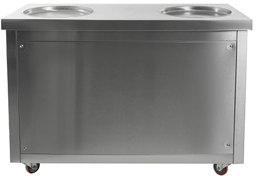 Фризер для жареного мороженого Foodatlas KCB-2Y (стол для топпингов) (система контроля температуры)