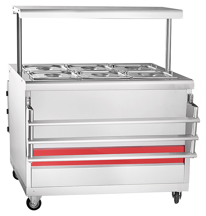 Мармит вторых блюд паровой Abat Передвижная ЭМК-70ПМ