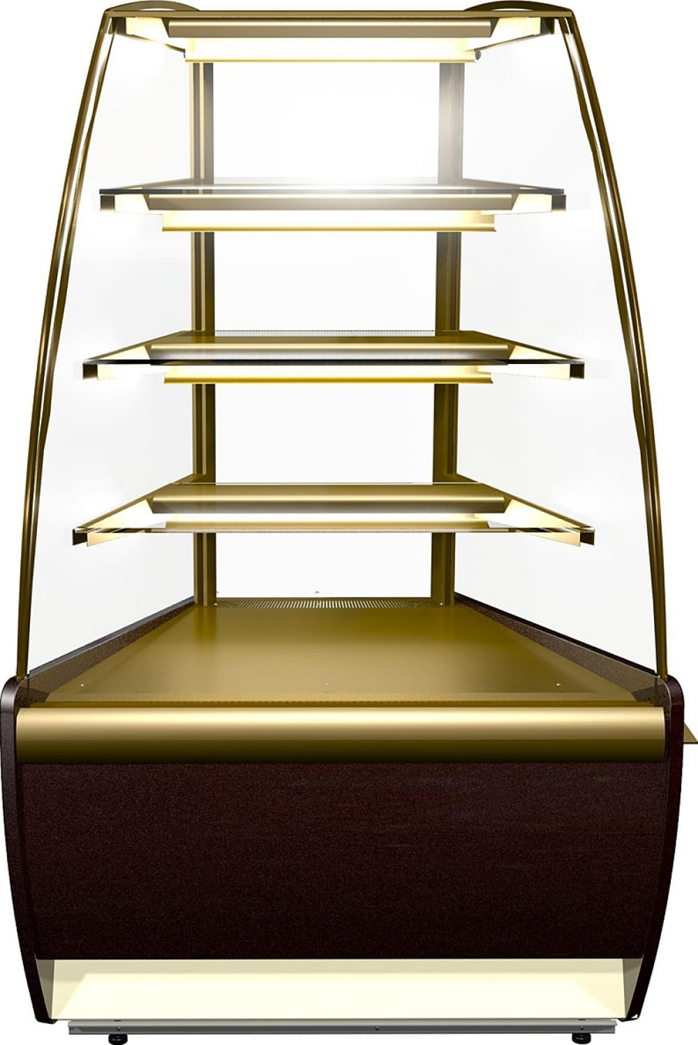 Витрина кондитерская Полюс K70 VM-3 (угловая) (ВХСв - У1д Carboma)