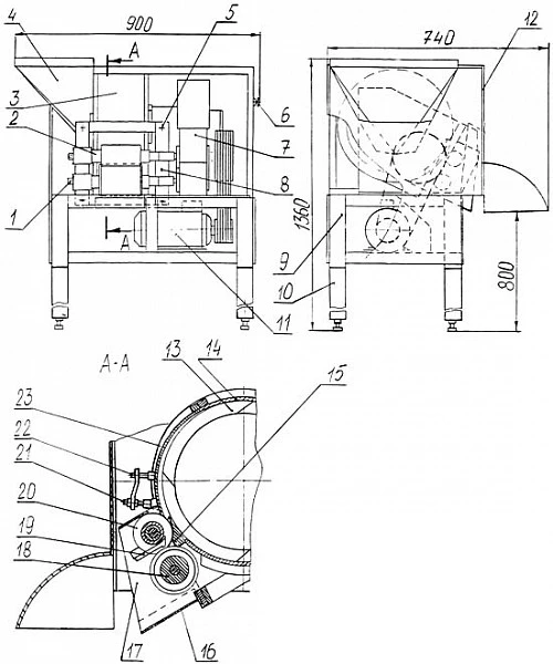 Овощерезка Торгмаш Барановичи ОР-1