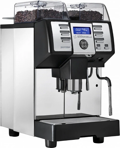 Кофемашина Nuova Simonelli Prontobar 2 grinders, (черная) (подкл. к водопроводу) (русифицированный)