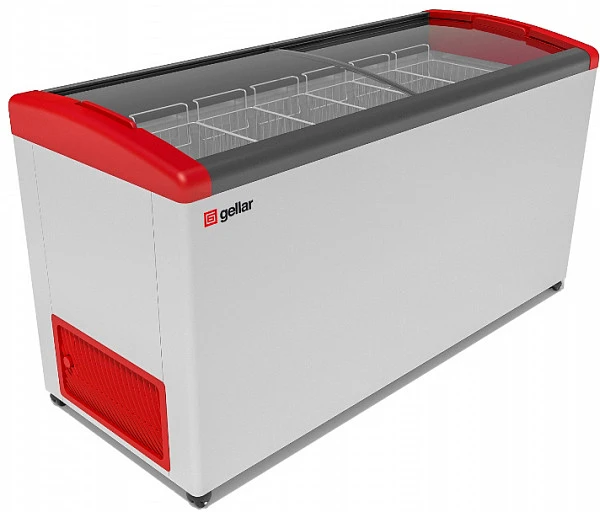 Морозильный ларь Gellar FG 675 E (FG 650 E) красный