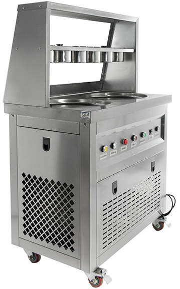 Фризер для жареного мороженого Foodatlas KCB-2Y (контейнеры) (световой короб)