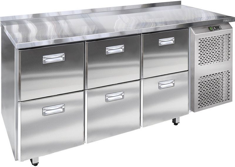 Стол холодильный Финист СХС-700-0/6 (3С) (1810х700х850) (борт 45мм)