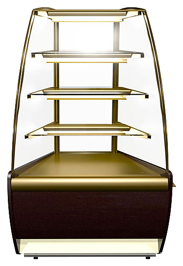Витрина кондитерская Kayman K-ВК-45У (бронза)