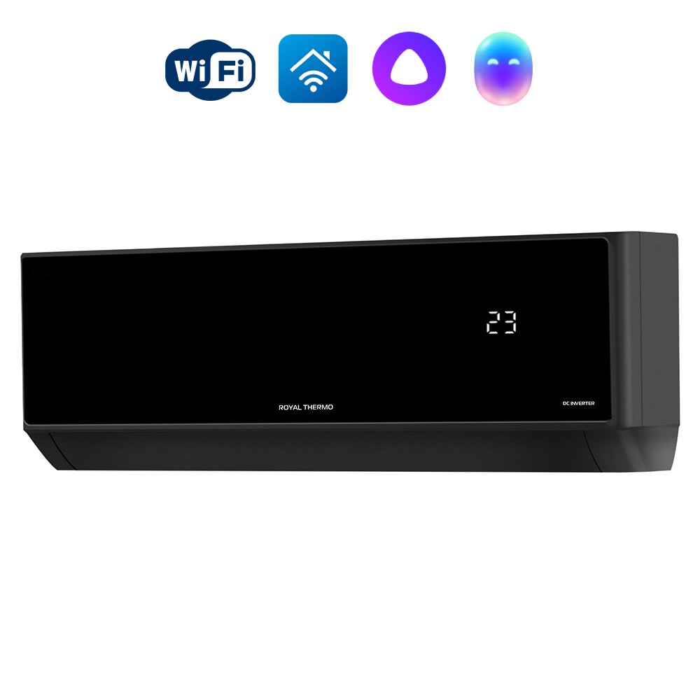 Мульти сплит-система инвертор. типа Royal thermo RTFMI/in-09HN8/black (блок внутр)