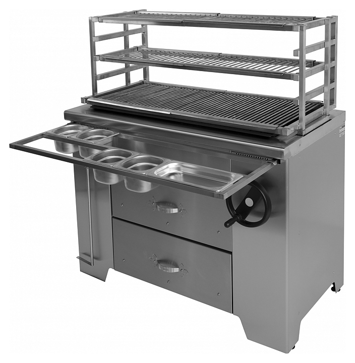 Многофункциональный угольный мангал Grill Master УММ/2 (ROBATA L1200))