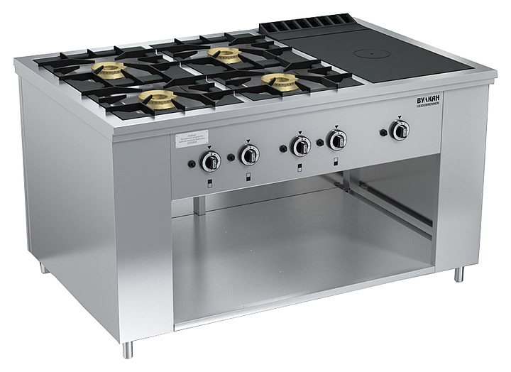 Плита газовая Вулкан ПРГ-IIА-6-1 Maxi (8233)