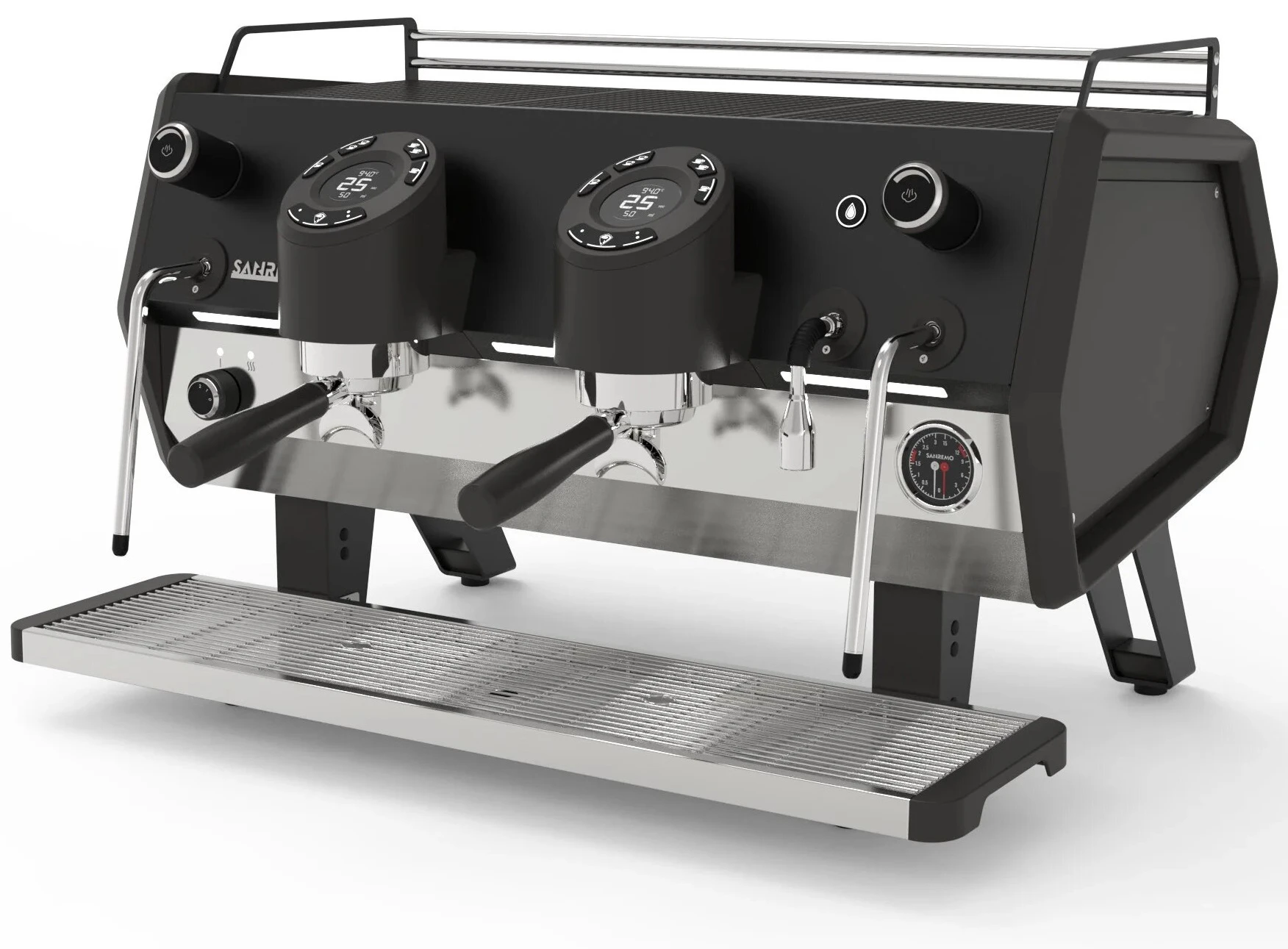 Рожковая кофемашина Sanremo D8 PRO 2 высокие гр, черная