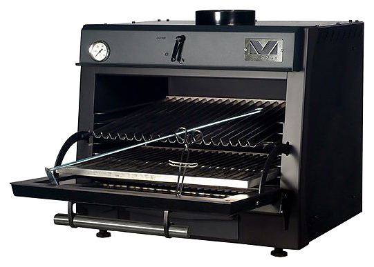 Печь на твёрдом топливе Vortmax CHO 44 LUX Black