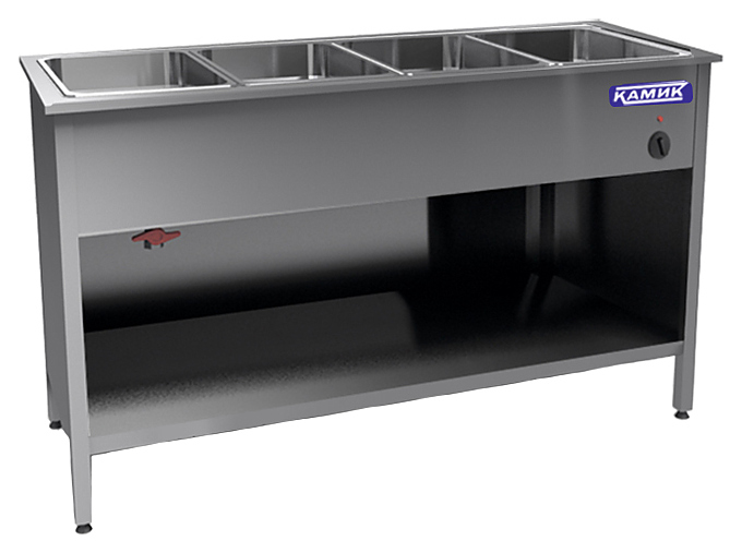 Мармит для вторых блюд Камик МУ-15070 (1500*700*850 4GN 1/1)