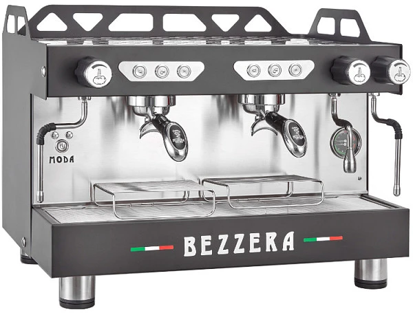 Рожковая кофемашина Bezzera MODA DE 2GR черная матовая+экономайзер+подсвет мультифазная