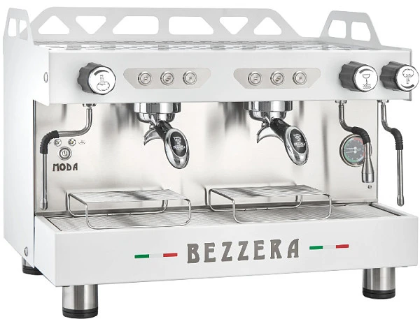 Рожковая кофемашина Bezzera MODA DE 2GR белая+экономайзер+подсвет мультифазная