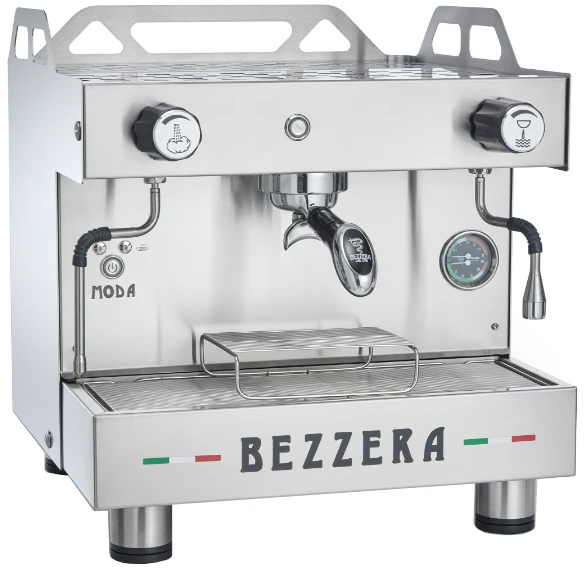 Рожковая кофемашина Bezzera MODA PM 1GR белая+экономайзер+подсвет 1 фаза