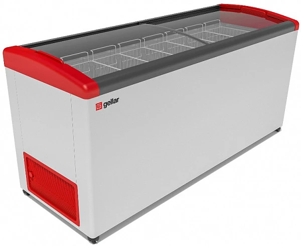 Морозильный ларь Gellar FG 700 E красный