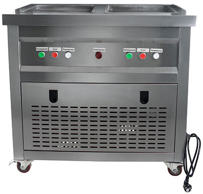 Фризер для жареного мороженого Foodatlas KCB-2F (световой короб)