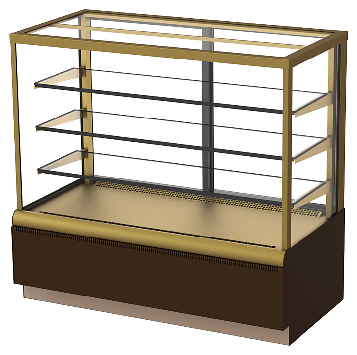 Витрина кондитерская Kayman K-ВК-900 Люкс (Квадро) (Бронза)