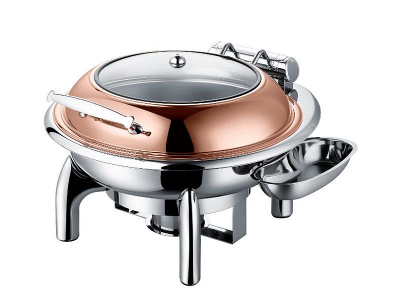Чафинг-диш Crazy Pan CP-CHD 018RG розовое золото